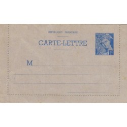 MERCURE - CARTE LETTRE 1F...