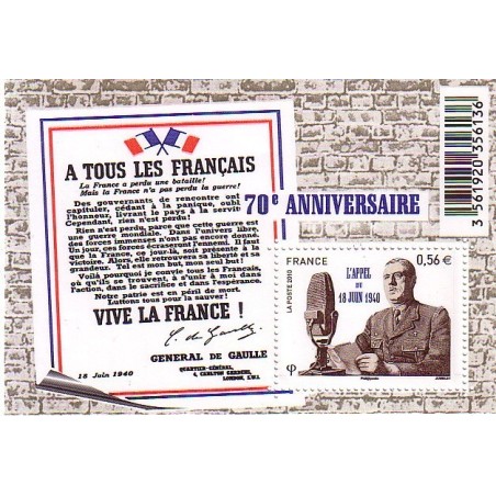 F4493 - APPEL DU 18 JUIN 1940 - DE GAULLE.