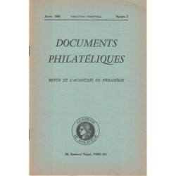 DOCUMENTS PHILATELIQUES - No003 - JANVIER 1960.