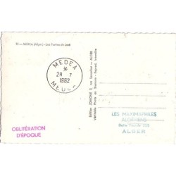 ALGERIE - CARTE MAXIMUM MEDEA 28-7-1962 - SURCHARGE EA.