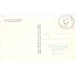 ALGERIE - CARTE MAXIMUM - KERRATA SETIF LE 21-6-1962 - SURCHARGE EA.