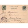 MAROC ALLEMAND - SAFFI LE 16-6-1900 ENTIER POSTAL POUR L'ALLEMAGNE.