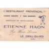 GARD - LE GRAU DU ROI - RESTAURANT PROVENCAL ETIENNE HAON RUE ALSACE LORRAINE.