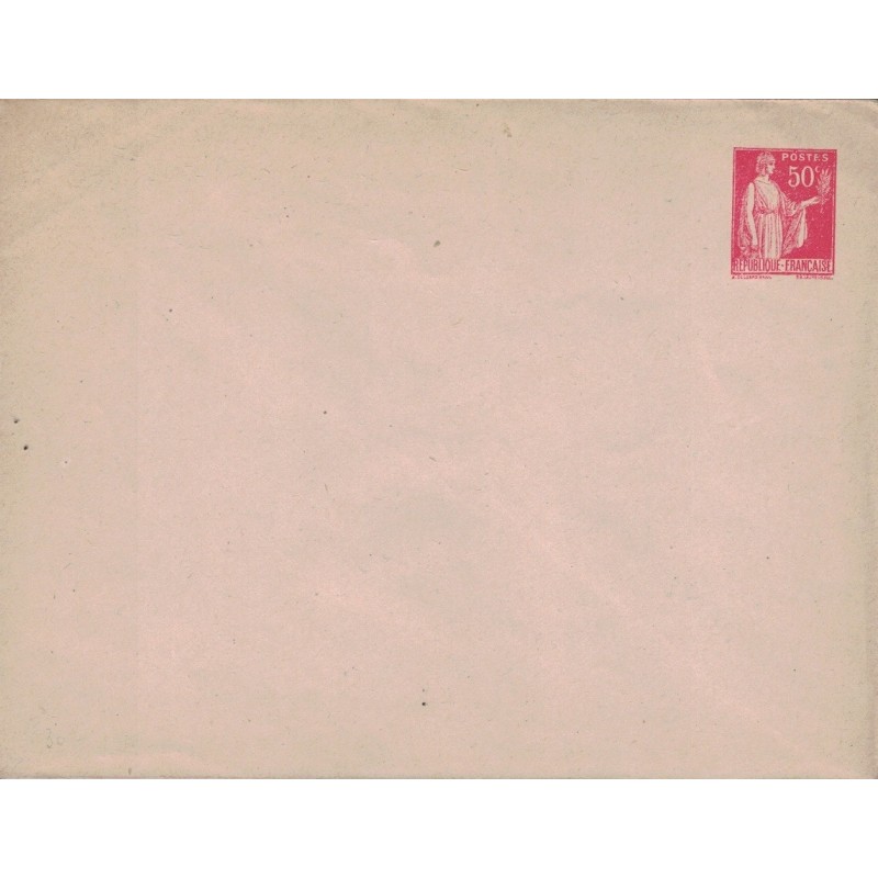 PAIX - ENVELOPPE - 50c - FORMAT 147x113 - NEUVE - COTE 25€.