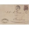 BOUCHES DU RHONE - MARSEILLE B.M. - SAGE No69 - LETTRE POUR BARCELONE