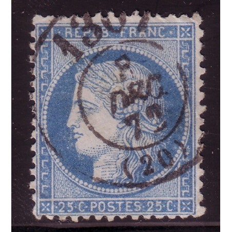 No060 - 25c CERES - OBLITERATION BUREAU DE PASSE 1307.