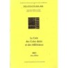 LA COTE DES COINS DATES ET DES MILLESIMES - SOCOCODAMI 2001.