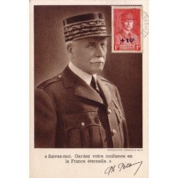 CARTE MAXIMUM - PETAIN -...