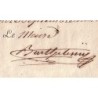 GARD - ROQUEMAURE - SOUS PREFECTURE D'UZES - PASSEPORT DE PAR LE ROI EN 1828.