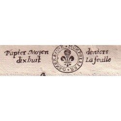 ORDONNANCE DU LANGUEDOC ILLUSTREE EN 1676 - PERIODE LOUIS XIV