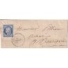 ISERE - LA BALME - No60 OBLITERATION GC298 - CACHET T24 DU 16-1-1873 - INDICE 13.