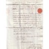 DEUX SEVRES - P.75.P NIORT (en bleu) - LETTRE ENTETE LE MAIRE DE LA VILLE DE NIORT -  14-9-1813.