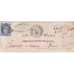 HAUTE-MARNE - CHAUMONT EN BASSIGNY - RETOUR A L'ENVOYEUR 892 EN ROUGE.