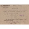 PAIX - ENTIER POSTAL 40c REPIQUAGE PRIVEE "ETS DARRASSE FRERES 13 RUE PAVEE PARIS 4o"
