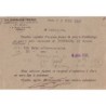 PAIX - ENTIER POSTAL 40c REPIQUAGE PRIVEE "ETS DARRASSE FRERES 13 RUE PAVEE PARIS 4o"