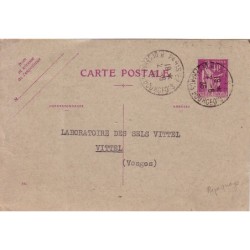 PAIX - ENTIER POSTAL 40c REPIQUAGE PRIVEE "ETS DARRASSE FRERES 13 RUE PAVEE PARIS 4o"