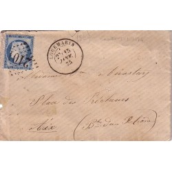 VAUCLUSE - LOURMARIN - LE 15-1-1875 - No60 OBLITERATION GC2101.