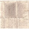 LA DOMINIQUE - COLONIES INSCRIPTION CINTRE EN ROUGE - LETTRE ACHEMINEE 1789.