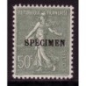 COURS D'INSTRUCTION - No198-CI 2 - SURCHARGE SPECIMEN - NEUF** .