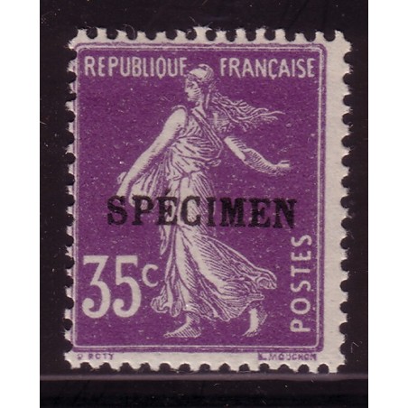 COURS D'INSTRUCTION - No142-CI 2 - SURCHARGE SPECIMEN - COTE 80€.