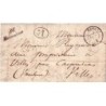 VAUCLUSE - 86/MORMOIRON - CURSIVE - DECIME RURAL - LETTRE DE NANCY LE 9-10-1842.