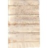 VAUCLUSE - BONNIEUX - 3 MAI 1591 - LETTRE DE BONNIEUX POUR MORMOIRON - AVEC TEXTE - RARE - REGNE PERIODE D'HENRI IV.