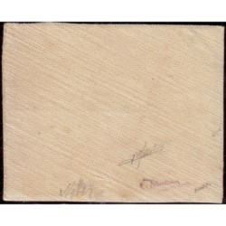 No024 - BLOC DE 6 SUR FRAGMENT DE LETTRE (2 SONT TOUCHES) - LE BLOC DE 4 EST PARFAIT AVEC UNE COTE DE 500€E