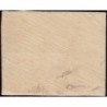 No024 - BLOC DE 6 SUR FRAGMENT DE LETTRE (2 SONT TOUCHES) - LE BLOC DE 4 EST PARFAIT AVEC UNE COTE DE 500€E