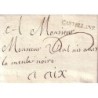 BASSE ALPES - CASTELLANE - LE 30 AOUT 1787 LENAIN No2 - LETTRE AVEC TEXTE ET CACHET DE CIRE - SUPERBE.