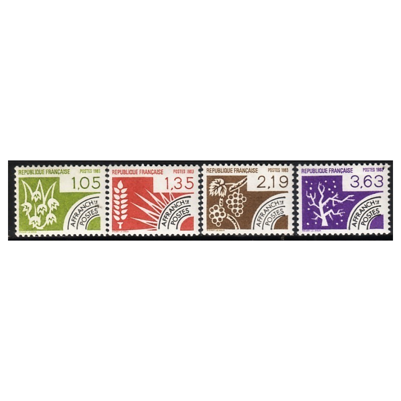 PREO No178 A 181 - QUATRES SAISONS - NEUFS**