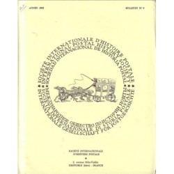 SOCIETE INTERNATIONALE D'HISTOIRE POSTALE - No9 - 1965