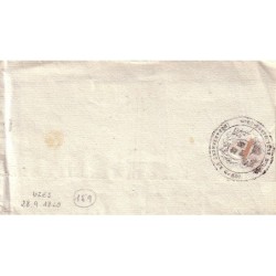 GARD - UZES - CURSIVE -SOUS-PREFET D'UZES - LE 28-9-1820 - LETTRE AVEC TEXTE POUR LE MAIRE DE REMOULIN