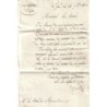 GARD - UZES - CURSIVE -SOUS-PREFET D'UZES - LE 28-9-1820 - LETTRE AVEC TEXTE POUR LE MAIRE DE REMOULIN