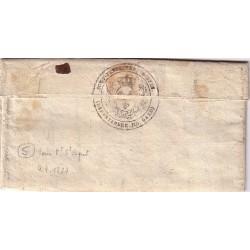 GARD - UZES - CURSIVE -SOUS-PREFET D'UZES - LE 9-7-1827 - LETTRE AVEC TEXTE POUR LE MAIRE DE PONT ST ESPRIT