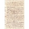 GARD - UZES - CURSIVE -SOUS-PREFET D'UZES - LE 9-7-1827 - LETTRE AVEC TEXTE POUR LE MAIRE DE PONT ST ESPRIT