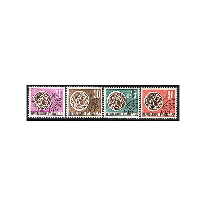 PREO No130 A 133 - MONNAIE GAULOISE - NEUF**