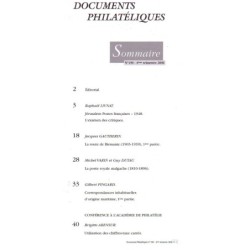 DOCUMENTS PHILATELIQUES - No190 - REVUE DE L'ACADEMIE DE PHILATELIE - 2006.