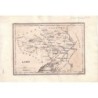 GARD - CARTE GEOGRAPHIQUE ANCIENNE - FORMAT 175x120 - A.M. PERROT.