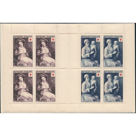 CROIX ROUGE - CARNET DE 1953 - COTE CARNET 160€.