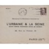 GANDON - 3F BRUN - ENVELOPPE PRIVEE T.S.C. - L'URBAINE & LA SEINE - RARE - COTE 600€.
