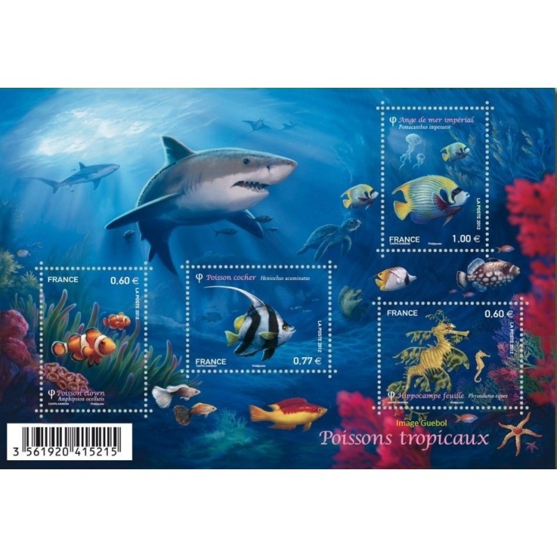 F4646 - SERIE NATURE - FAUNE MARINE - POISSONS TROPICAUX.