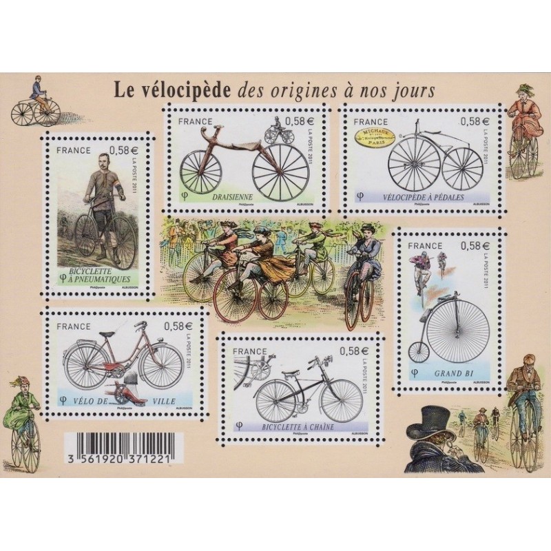 F4555 - LE VELOCIPEDE DES ORIGINES A NOS JOURS.