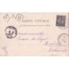 TURQUIE - CONSTANTINOPLE-PERA -LE 11-4-1906 - CARTE POSTALE RECOMMANDEE - AFFRANCHISSEMENT BLANC ET MOUCHON.