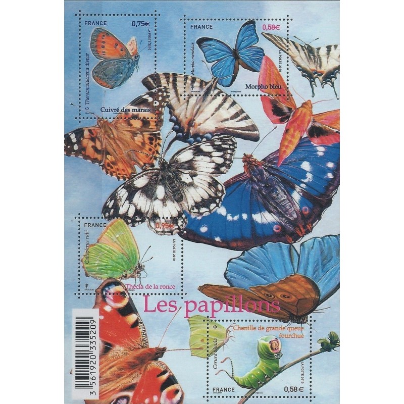 F4498 - SERIE NATURE - LES PAPILLONS.