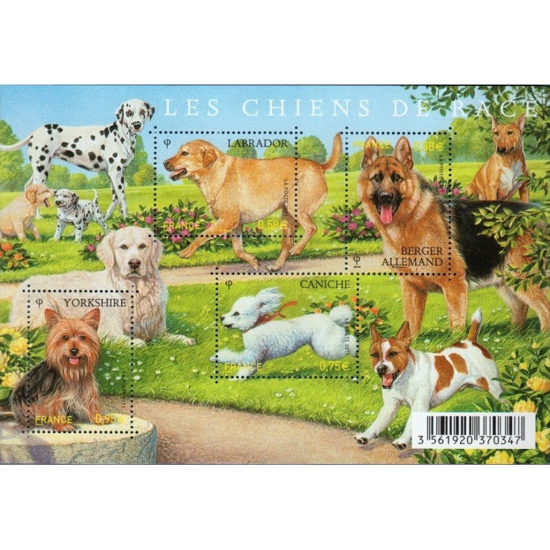 F4545 - SERIE NATURE - LES CHIENS.