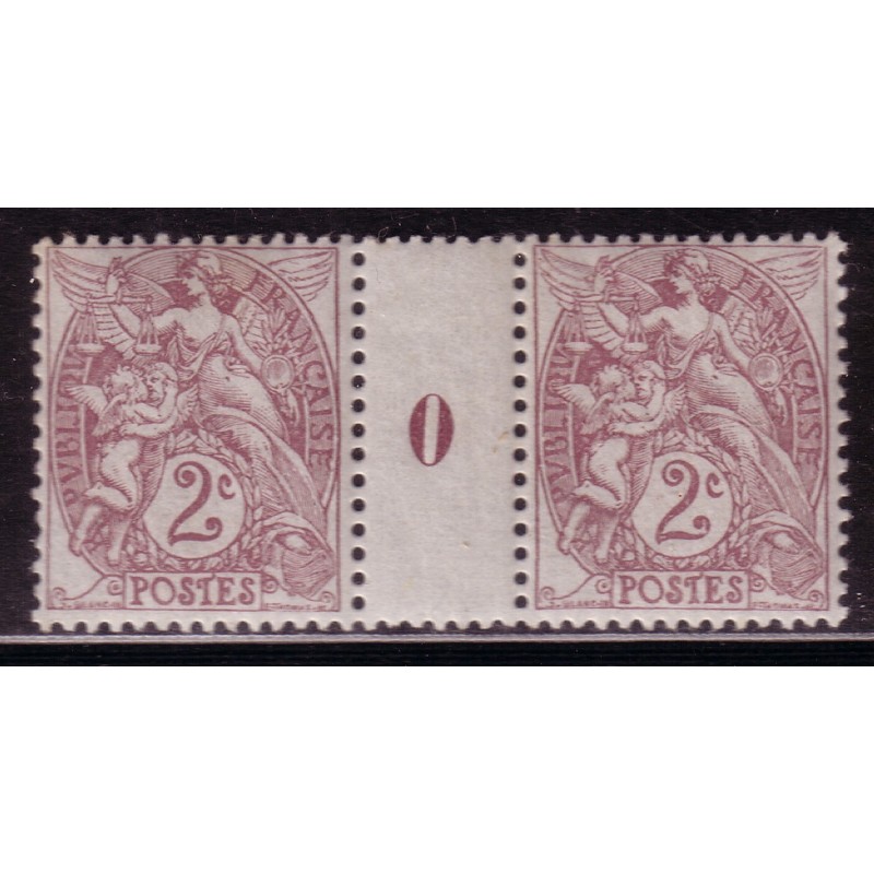 No0108 - TYPE BLANC 2c - MILLESIME 0 - NEUF SANS TRACE DE CHARNIERE.