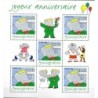 BLOC FEUILLET No0100 - BABAR - JOYEUX ANNIVERSAIRE.