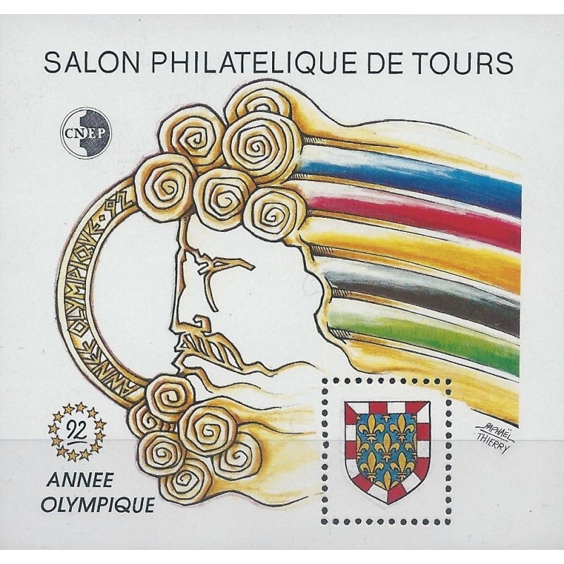 BLOC DE LA C.N.E.P No15 - ANNEE OLYMPIQUE 1992.