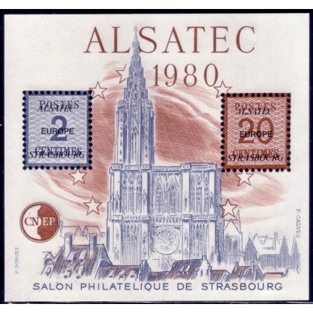 BLOC DE LA C.N.E.P No01 - ALSATEC - STRASBOURG 1980.