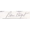 BEQUET PIERRE - GRAVEUR DESSINATEUR - SIGNATURE SUR ENVELOPPE.